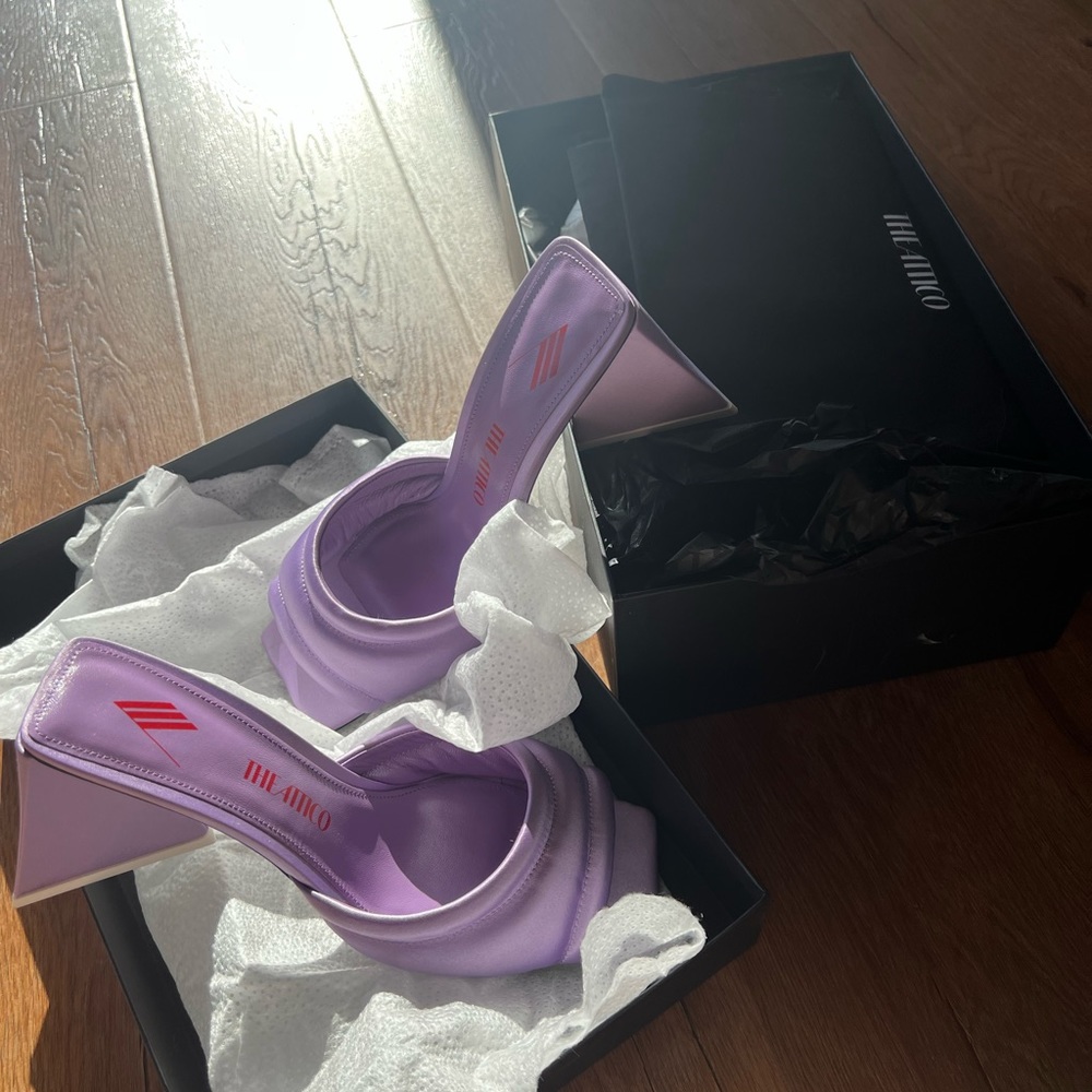 The attico Devon lavender mules